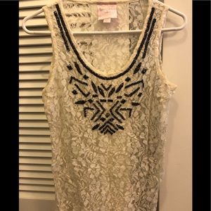 Romeo and Juliet Couture lace tank top